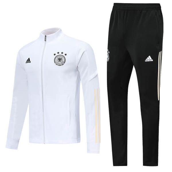 Survetement Foot Allemagne 2020 Blanc Noir